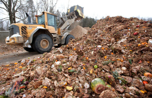 food waste truck